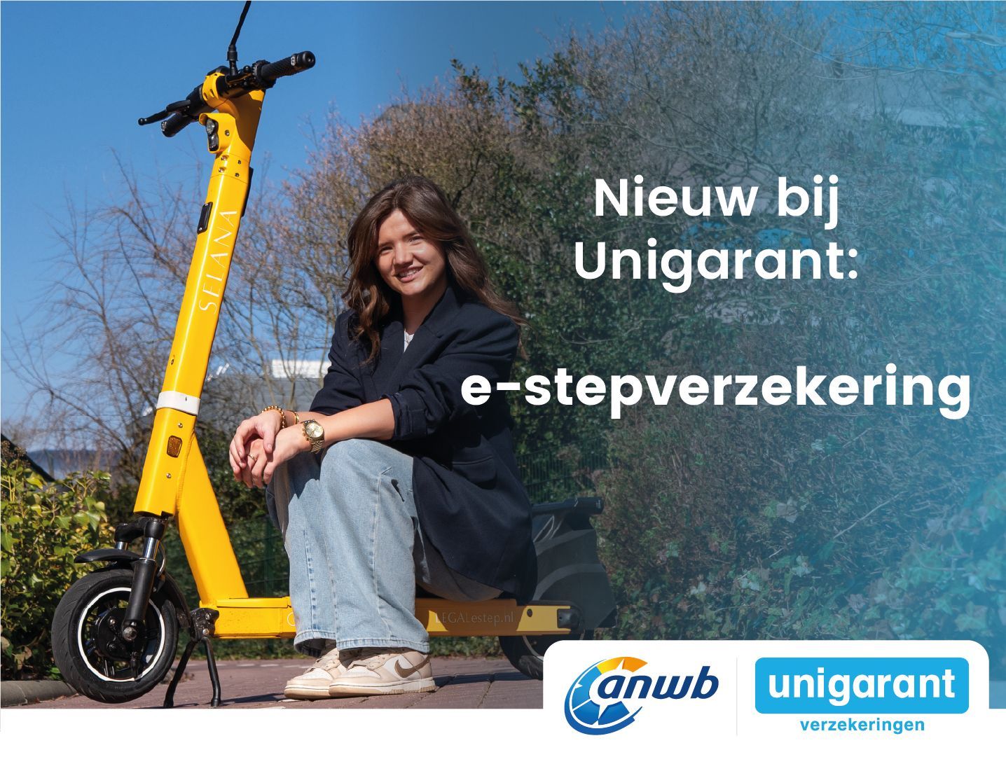 ANWB E-stepverzekering in samenwerking met SELANA