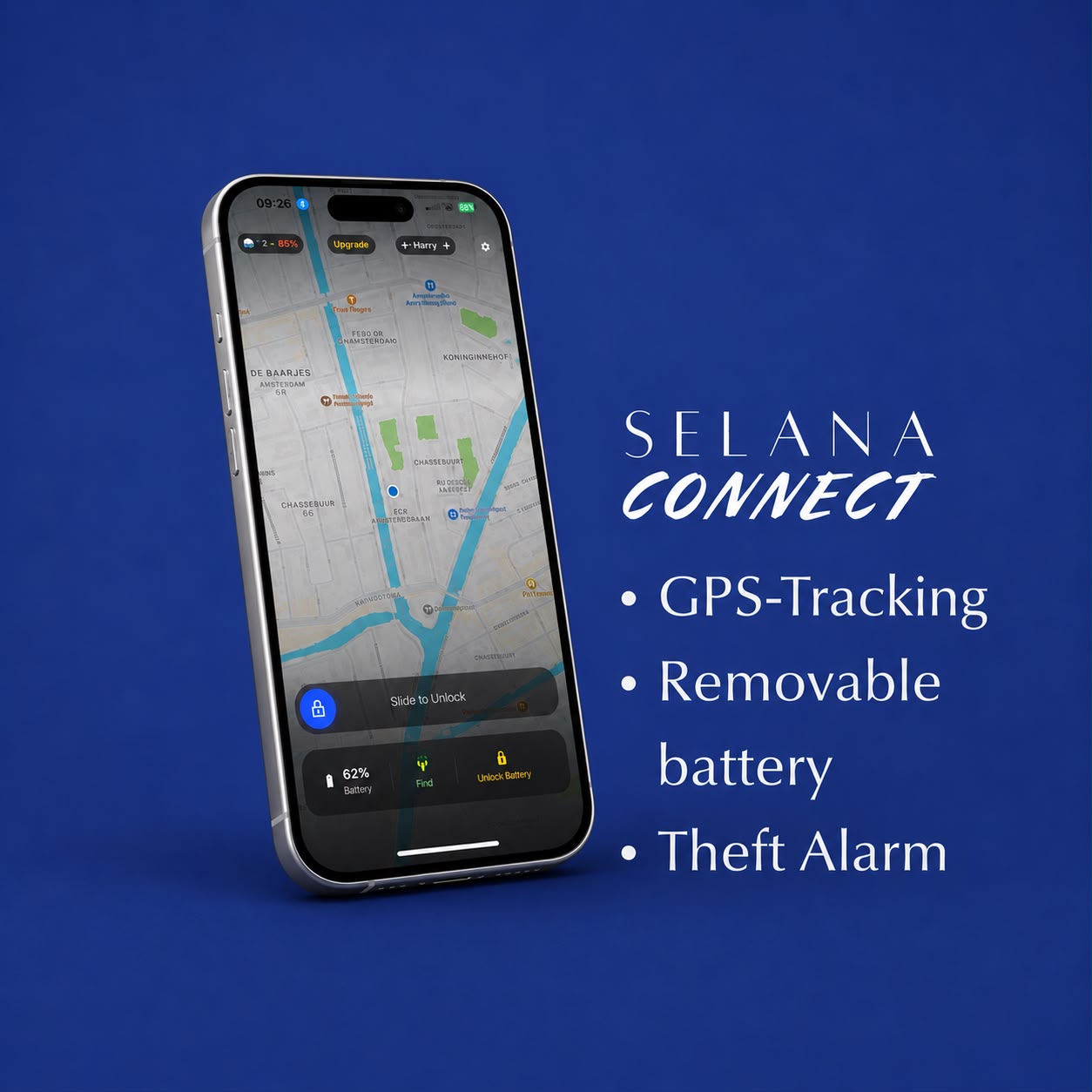 SELANA Connect Abonnement (+gratis speciale oplader)