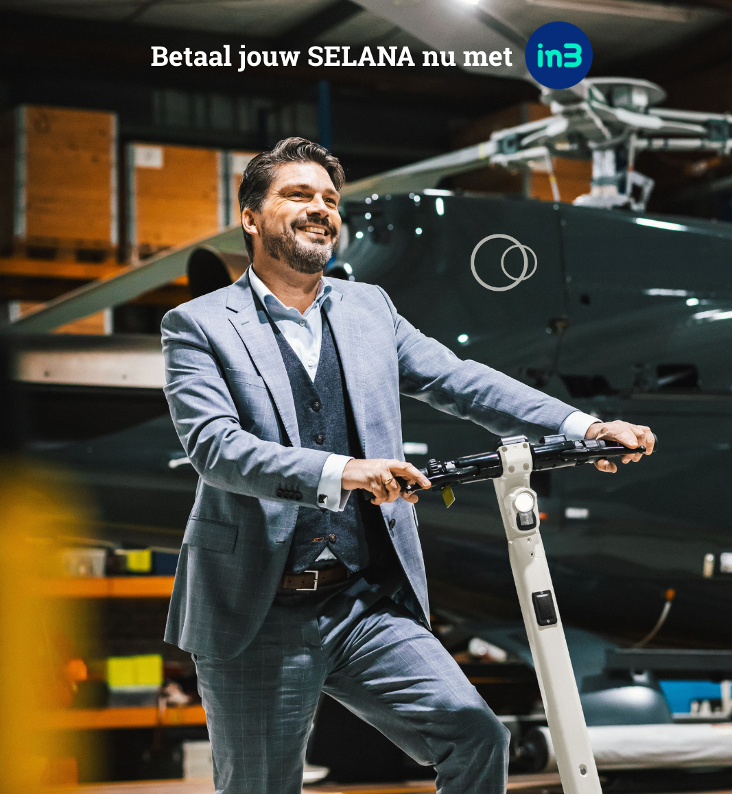 Koop nu een SELANA Alpha met in3 en betaal in 3 gelijke termijnen